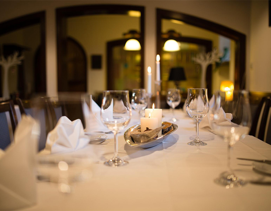 Gedeckter Tisch Hotel Klosterkrug