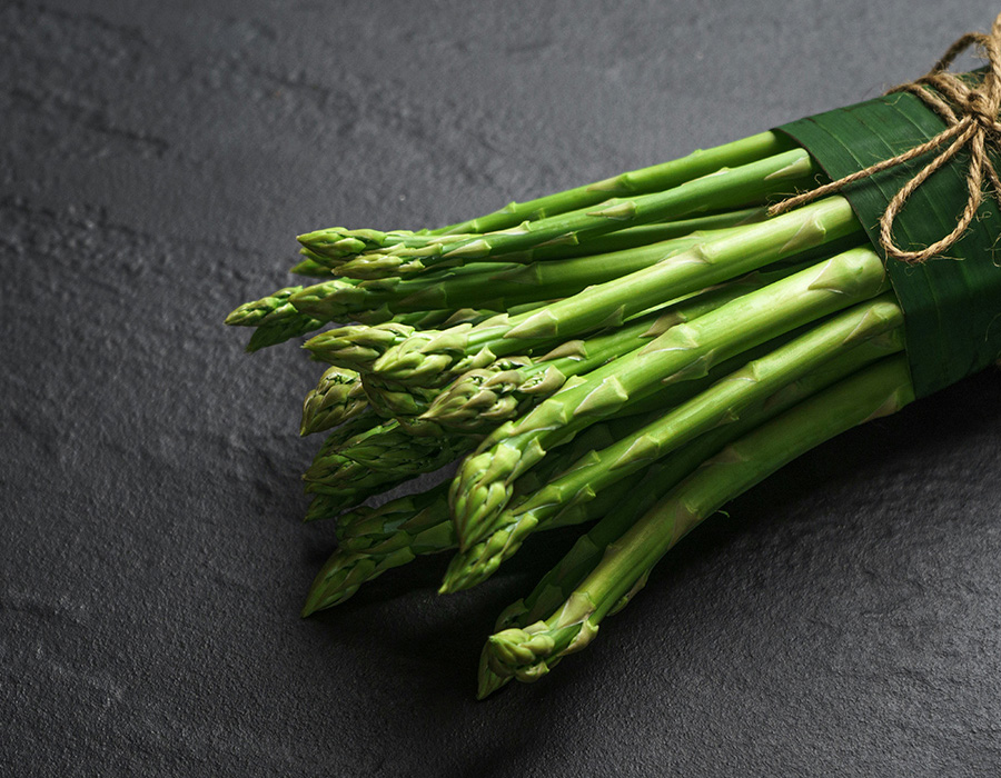 Frischer Spargelbund